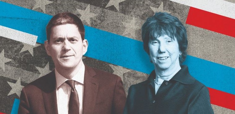 David Miliband and Cathy Ashton 